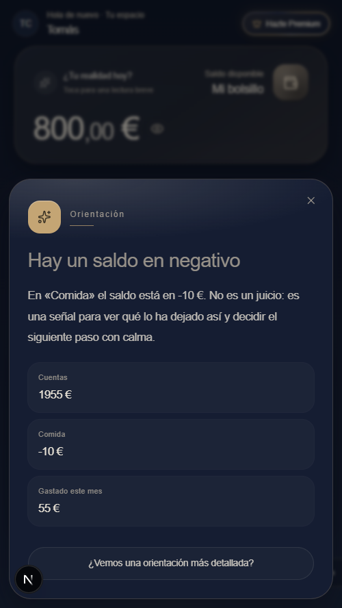 SinDescuadre: orientación con IA